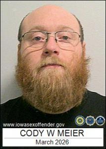 Cody William Meier a registered Sex Offender of Iowa