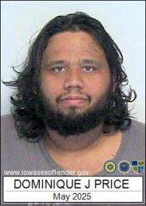 Dominique Jinlee Price a registered Sex Offender of Iowa