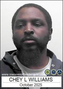 Chey Lamont Williams a registered Sex Offender of Iowa