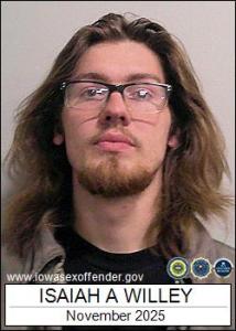 Isaiah Allen Willey a registered Sex Offender of Iowa