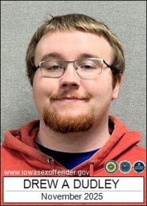 Drew Anthony Dudley a registered Sex Offender of Iowa