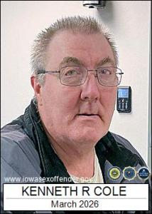 Kenneth Raymond Cole a registered Sex Offender of Iowa