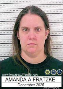 Amanda Ann Fratzke a registered Sex Offender of Iowa