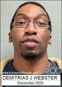 Demitrias Jamal Webster a registered Sex Offender of Iowa
