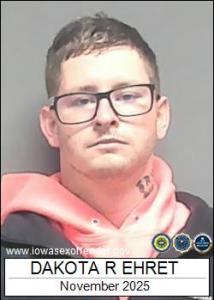 Dakota Ryan Ehret a registered Sex Offender of Iowa