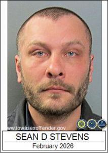 Sean Dennis Stevens a registered Sex Offender of Iowa