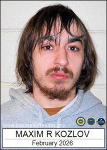 Maxim R Kozlov a registered Sex Offender of Iowa