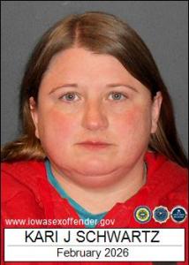 Kari Jean Schwartz a registered Sex Offender of Iowa