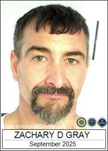 Zachary David Gray a registered Sex Offender of Iowa