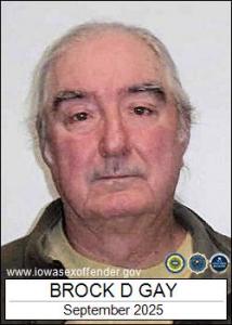 Brock Donald Gay a registered Sex Offender of Iowa