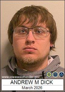 Andrew Michael Dick a registered Sex Offender of Iowa