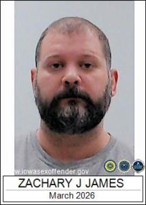 Zachary Jeremiah James a registered Sex Offender of Iowa