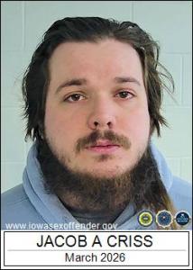 Jacob Avery Criss a registered Sex Offender of Iowa