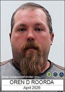 Oren Dean Roorda a registered Sex Offender of Iowa
