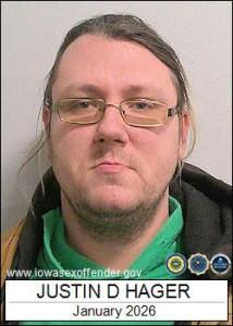 Justin Dean Hager a registered Sex Offender of Iowa