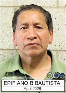 Epifiano Baltazar Bautista a registered Sex Offender of Iowa
