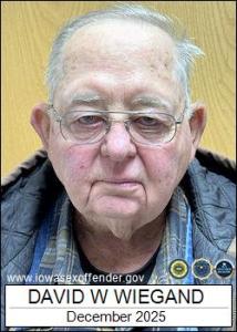 David William Wiegand a registered Sex Offender of Iowa