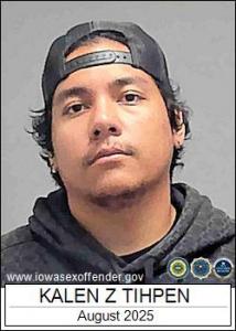 Kalen Zane Tihpen a registered Sex Offender of Iowa