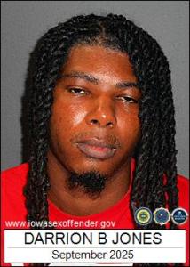 Darrion Briceland Jones a registered Sex Offender of Iowa