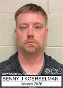 Benny Joel Koerselman a registered Sex Offender of Iowa