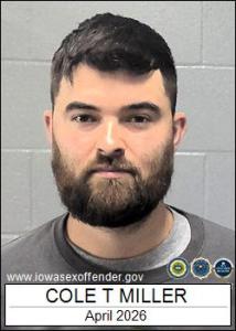 Cole Thayne Miller a registered Sex Offender of Iowa
