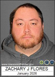 Zachary John Flores a registered Sex Offender of Iowa