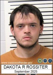 Dakota Ray Rossiter a registered Sex Offender of Iowa