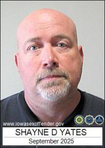 Shayne David Yates a registered Sex Offender of Iowa