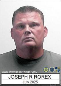 Joseph Ray Rorex a registered Sex Offender of Iowa