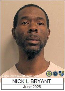 Nick Lamour Bryant a registered Sex Offender of Iowa