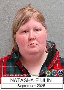 Natasha Elizabeth Ulin a registered Sex Offender of Iowa