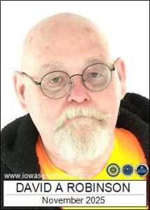 David Anthony Robinson a registered Sex Offender of Iowa
