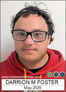 Darrion Michael Dale Foster a registered Sex Offender of Iowa