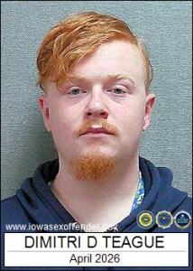 Dimitri Damian Teague a registered Sex Offender of Iowa