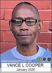 Vance Lemar Cooper a registered Sex Offender of Iowa