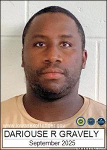 Dariouse Rashad Gravely a registered Sex Offender of Iowa