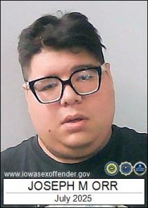 Joseph Miguel William Orr a registered Sex Offender of Iowa