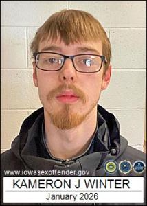 Kameron Joseph Winter a registered Sex Offender of Iowa