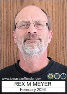 Rex Michael Meyer a registered Sex Offender of Iowa