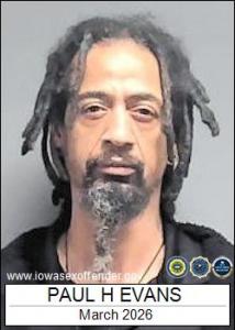 Paul Harry Evans a registered Sex Offender of Iowa