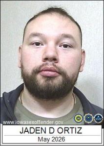 Jaden Daniel Ortiz a registered Sex Offender of Iowa