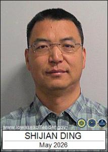 Shijian Ding a registered Sex Offender of Iowa
