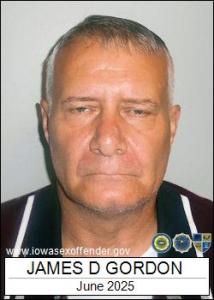 James Donald Gordon a registered Sex Offender of Iowa