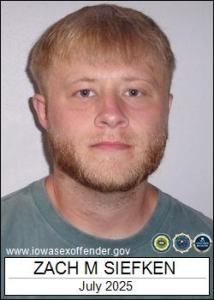 Zach Marshall Siefken a registered Sex Offender of Iowa