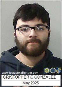 Cristopher George Gonzalez a registered Sex Offender of Iowa