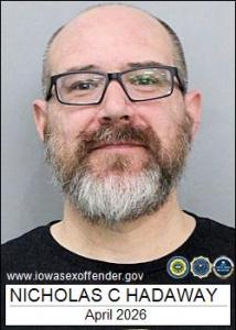 Nicholas Chad Hadaway a registered Sex Offender of Iowa