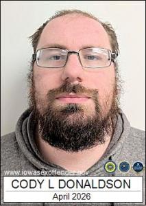 Cody Lee Donaldson a registered Sex Offender of Iowa