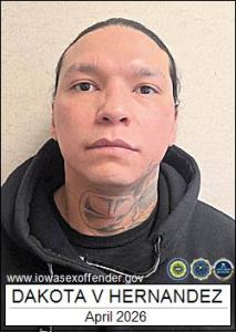 Dakota Vincent Hernandez a registered Sex Offender of Iowa