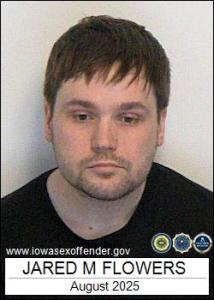 Jared Michael Flowers a registered Sex Offender of Iowa