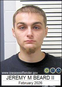 Jeremy Michael Beard II a registered Sex Offender of Iowa